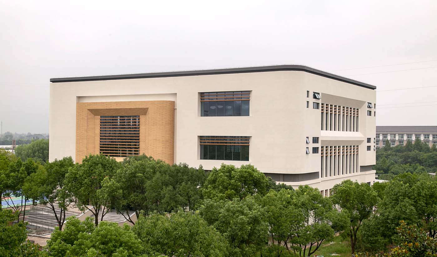 杭州富陽東洲中學（木紋、洞石、花崗巖）